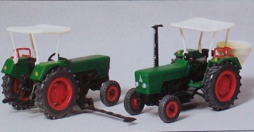 H0 Figur BS Ackerschlepper Deutz D 6206 Baas Lader etc.................................................................................