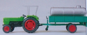 H0 Figur Ackerschlepper Deutz D 6206 Güllefaß etc.............................................................................................................