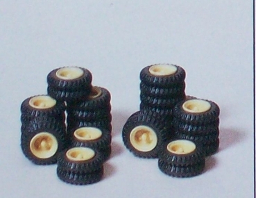 H0 Ausschmückung Reifen Set 16x rot etc.............................................................................................