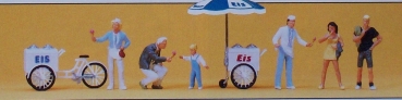 H0 Ausschmückung Eisverkäufer etc................................................................................................