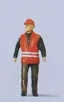 H0 Figur Bahnarbeiter mit Warnweste etc...............................................................................................