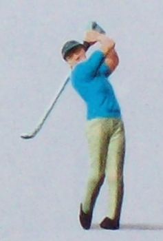 H0 Figur Golfspieler