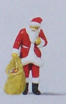 H0 Figur Weihnachtsmann mit Gabensack