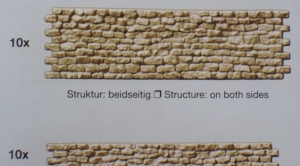 H0 Ausschmückung Bruchsteinmauer 5x 10 Mauerteile etc...................................................................................................