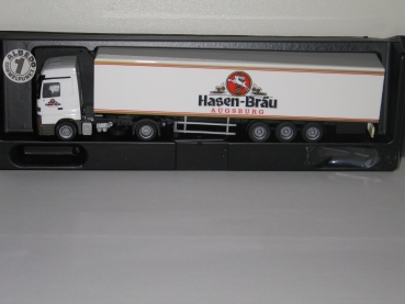 H0 LKW MB ACTROS SZ " HASENBRÄU ", etc........................................................................................................