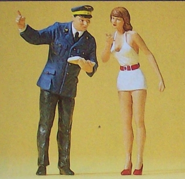 G Figur Auskunftsbeamter Mädchen etc..............................................................................................................................................................................................