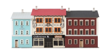 H0 Gebäude BS Relieflandhäuser Ep.I, 391x 110x 182mm, etc..................................