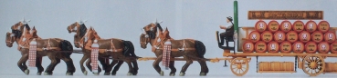 H0 Figur Brauereiwagen Spatenbräu etc...............................................................................................................................................................................................