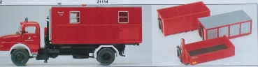 H0 LKW BS Wechselaufbaufahrzeug MB LA 1924, etc...............................................................................