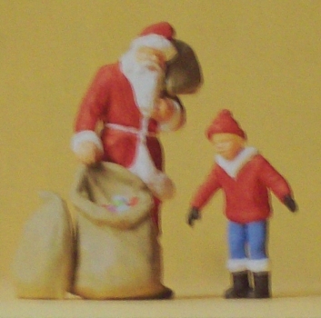 0 Figur Weihnachtsmann Kind