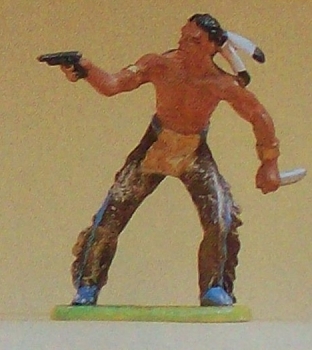 1: 25 Indianer mit Revolver