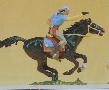 1: 25 Cowboy reitend