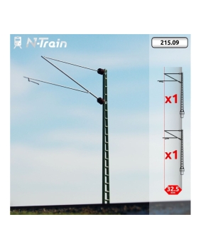 N D DB Oberleitung Gittermasten mit Re160 Ausleger - XL, St.2x, etc..............