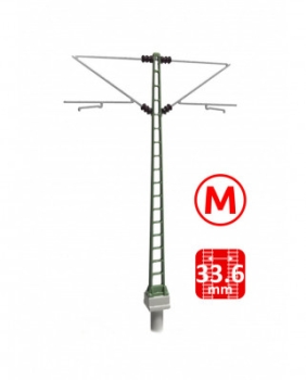 N D DB Oberleitung Mittelmasten mit Re160 Auslegern - S, St.3+ 3, etc..................