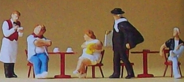 H0 Figur Touristen Kellner Kunstmaler