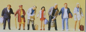 H0 Figur Stehende Fahrgäste