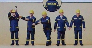 H0 Figur D THW Helfer Eisatzkleidung