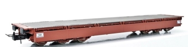 H0 D DR Schwerlastwagen Samms 4860, 6A, abgeklappte Bordwände, unbeladen, braun, etc.................