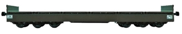 H0 D DR Bahndienstschwerlastwagen Samms 4860, 6A, abgeklappte Bordwände, RBD Magdeburg, grün, etc.........................
