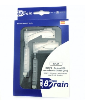 H0 E Oberleitung RENFE Oberleitungsmasten mit CR- 160 Ausleger St.2, etc..................................