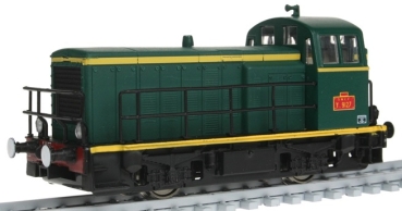 H0 F SNCF Diesellokomotive BR Y 9110, 2A, Ep.III, grün- gelbe Streifen, Standmodell, ohne Beleuchtung, rollfähig, etc................
