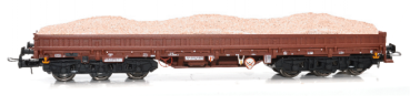 H0 D DR Schwerlastwagen Samms 4860, 6A, beladen mit Kies, braun- braun- schwarz, etc.................
