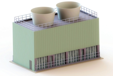 H0 Gebäude BS Kühlgebäude Ep.VI, 108x 194x 145mm, etc.........................................