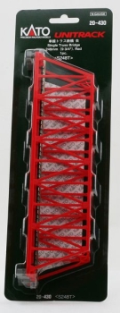 N  Gleis Kato ( 20 430 ),  Kastenbrücke rot mit Gleis 248 mm, etc....................