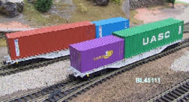 H0 NS Containertragwagen 4A