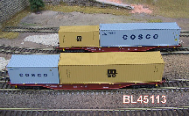 H0 NMBS SNCB Containertragwagen 4A