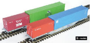 H0 SBB Containertragwagen Cargo 4A