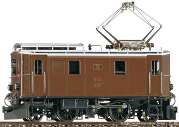 H0m Bahnfahrzeuge CH RhB Eleltrolokomotive Ge 2/ 4 222,  Ep.II- III- IV- V, braun Stangenantrieb, etc................................................