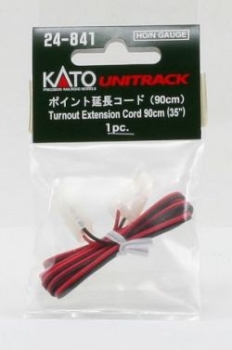 Elektro Zubehör Kato ( 24 841 ), Verlängerungskabel Weiche rot-schwarz, 900mm, etc..................