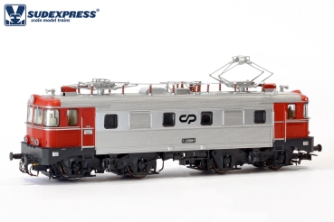 H0 Elektrolokomotive CP 2566, Ep.V, silber/ rot,