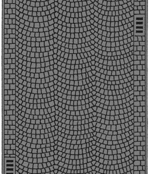 H0 Geländegestaltung Kopfsteinpflaster 100x 6,6cm, etc..................