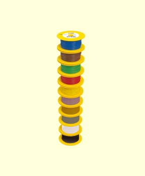 elektro Litze, 0,14mm², 100m, Ring, 3A ,gelb