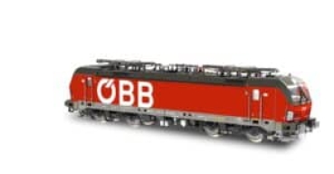 H0 A ÖBB Elektrolokomotive Rh 1293.175, Vectron, 4A,  Ep.VI, L=219mm, R= 358mm, rot, et............................................