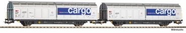 H0 Ch SBB Schiebewandwagen Set 2x, Habbillnss, 2A, Ep.VI, R= 359mm, Rail- care, etc................................................................