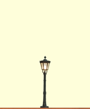 H0 Leuchte LED Parklaterne mit Stecksockel, H= 60mm, Gleichstrom 12- 16V, Brawa Gleichrichter 2185,etc.......................................................................