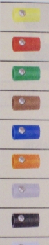 elektro Muffen, 1,6mm, 100x, blau, Märklin