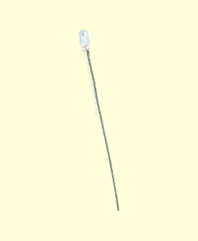Ersatzteil Kabelbirne, mit 1 Kabel, klar, 0,3mm, 3V, 15mA, Teflonkabel,etc..........................................................................