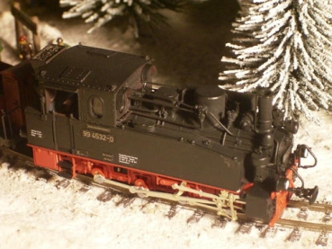 H0e D DR BS Dampflokomotive BR 994532-0, Ep.III, Kohlekastenaufbau, EDV Beschriftung, Variante Zittau