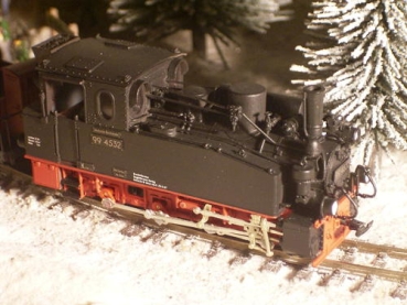 H0e D DR BS Dampflokomotive BR 994532, Ep.III, Kohlekastenaufbau, variante Zittau