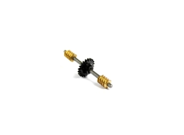 TT Ersatzteile Gützold Schneckenwelle, L= 37,2mm, Zähne 21, D= 4,9mm, alt 39926, etc...............................................