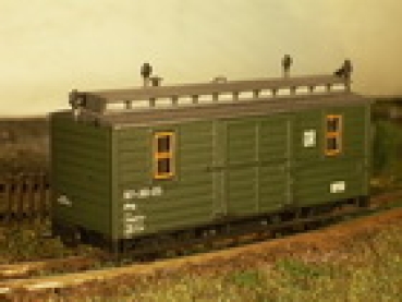 H0e D DR Packwagen 97-30-02 , 2A, Ep.III, grün,