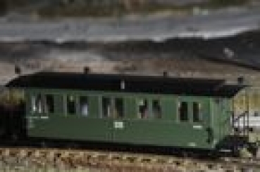 H0e D DR Personenwagen 970-852, 4A, Ep.III, grün, Prignitzer Kleinbahn