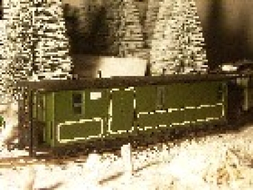 H0e Bahnfahrzeuge D DR Zugführerwagen 970-309, 4A Ep.IV, grün, etc....... einzeln, Aufbestellung