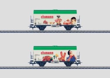 H0 mär DB Güterwagen ged., Kühlwagen " Eismann ",  2A, Ep.V, etc.............................................................................