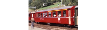 H0m Bahnfahrzeuge Ch RhB Einheitswagen I, A 1225,  Kl.2, 4A,  Ep.V ,  rot, etc..........................................................