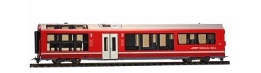 H0m Bahnfahrzeug Ch RhB Endwagen AGZ, Bi 576 01, Kl.2, 4A, Ep.VI, rot, etc............................................................................